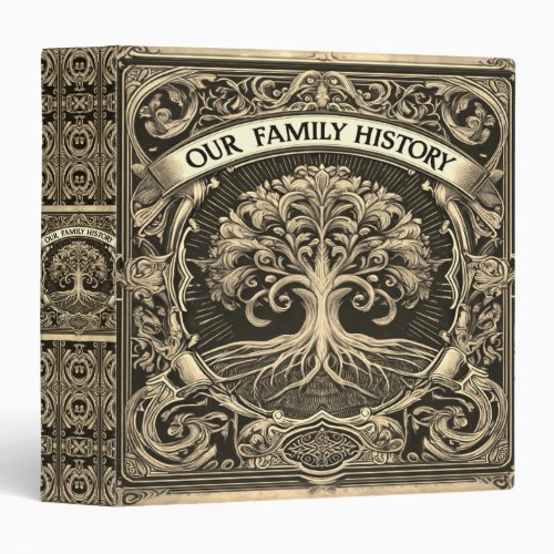 Family Tree  Genealogy Family History 3 Ring Binder