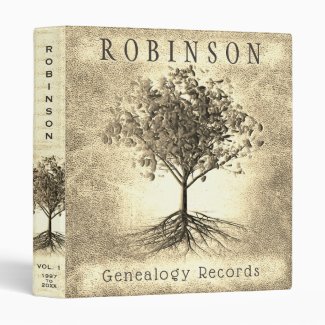 Family Tree Genealogy Records Album 3 Ring Binder