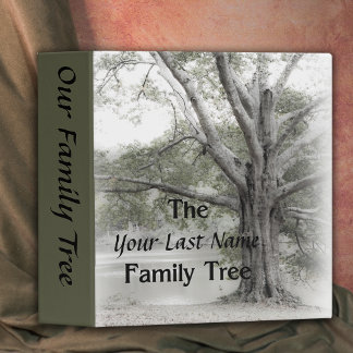 Family Tree Genealogy Two-Inch 3 Ring Binder