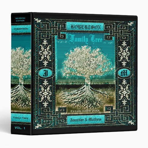 Family Tree Genealogy Wedding Book Binder