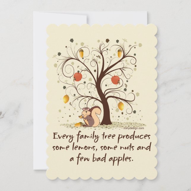 Family Tree Humor (Front)