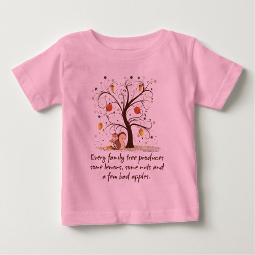 Family Tree Humor Baby T_Shirt