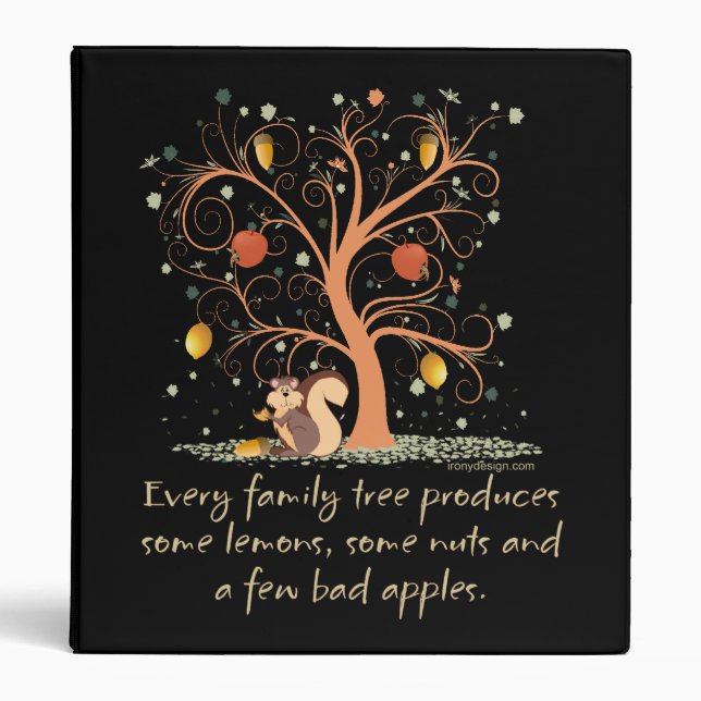 Family Tree Humor Binder (Front)
