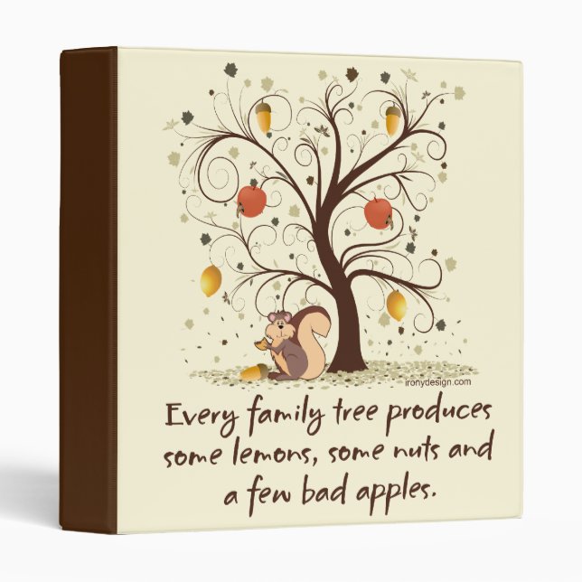 Family Tree Humor Binder (Front/Spine)
