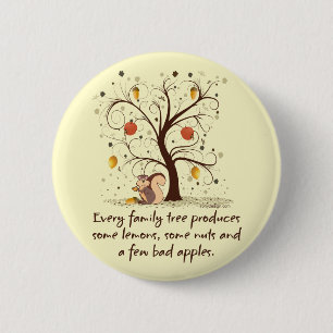 Family Tree Humor Button