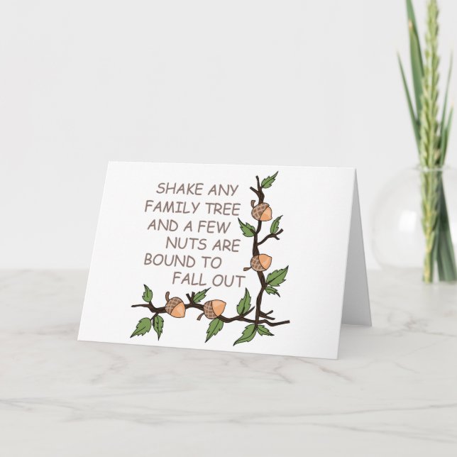Family Tree Humor Card (Front)