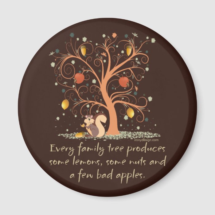 Family Tree Humor Fridge Magnets