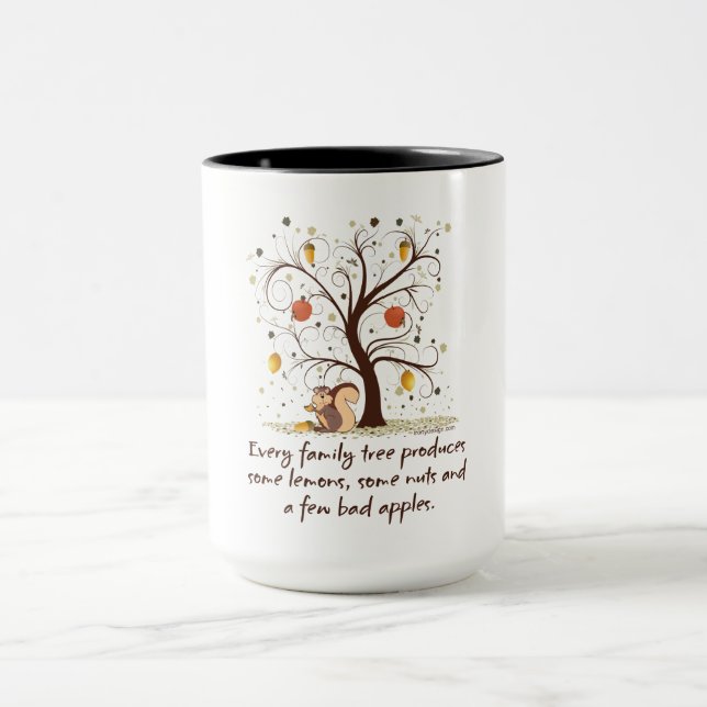 Family Tree Humor Mug (Center)