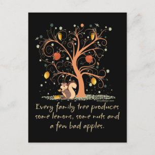 Family Tree Humor Postcard