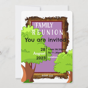 Family Tree Invitation