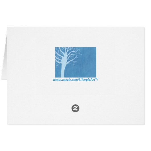 Family tree marriage proposal card (Back Horizontal)