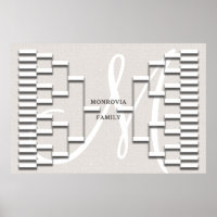 Family Tree Modern Linen Look