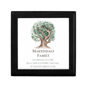 Family Tree Monogrammed Gift Box