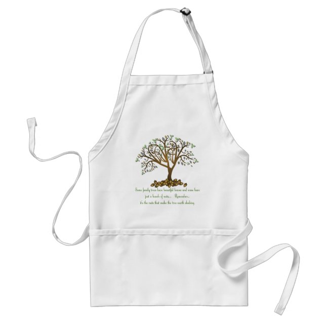 Family Tree Nuts Adult Apron (Front)