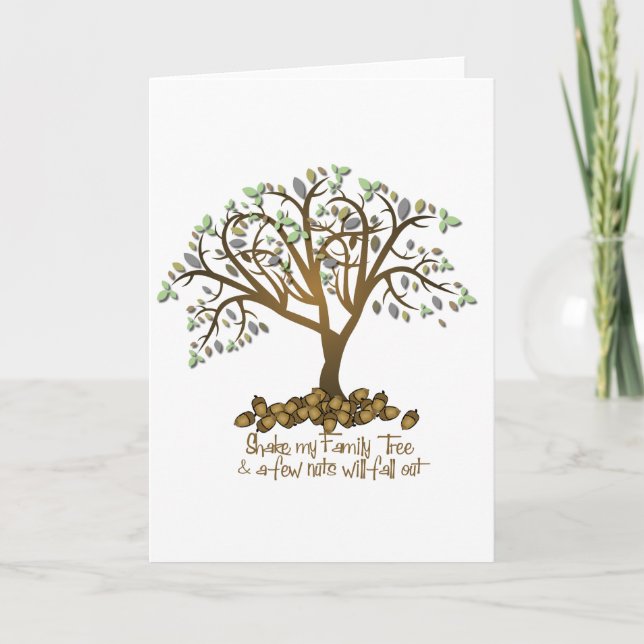 Family Tree Nuts Card (Front)