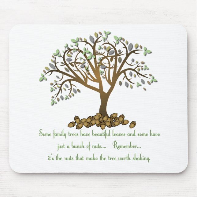 Family Tree Nuts Mouse Pad (Front)