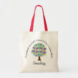 Family Tree Patchwork Quilt Genealogy Tote Bag at Zazzle