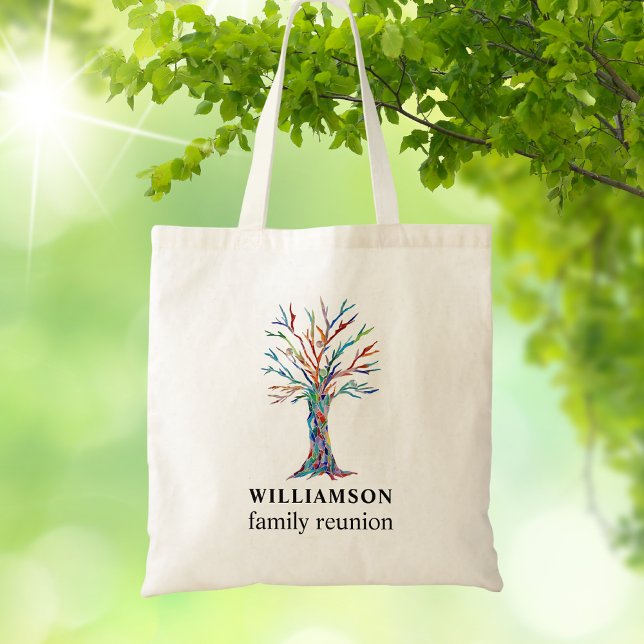 Family Tree Personalized Family Reunion Tote Bag (Creator Uploaded)