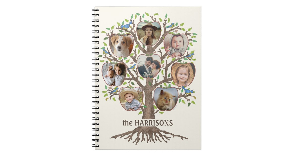 Personalized Family Tree Notebook