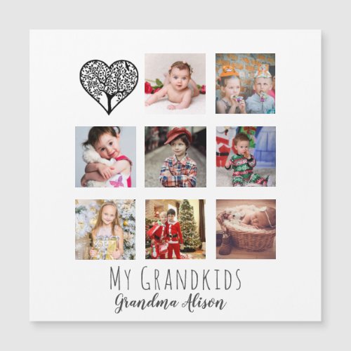 Family Tree Photo Collage Grandma Grandmother Gift