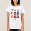 Family Tree Photo Collage Grandma Grandmother Gift T-Shirt Family Tree Photo Collage Grandma Grandmother Gift T-Shirt