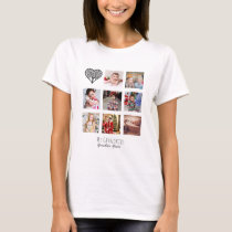 Family Tree Photo Collage Grandma Grandmother Gift T-Shirt Family Tree Photo Collage Grandma Grandmother Gift T-Shirt