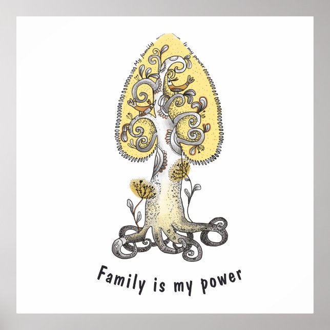 Family tree  poster (Front)