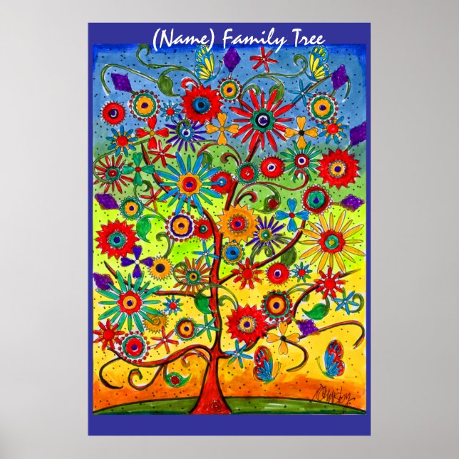 Family Tree- Poster to be customized (Front)