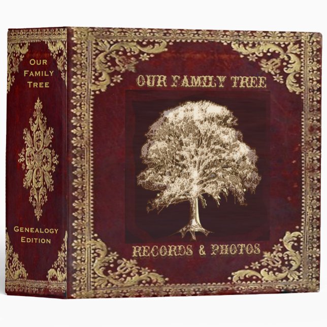 Family Tree | Records 3 Ring Binder (Front/Spine)