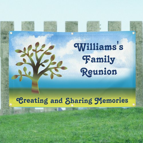 Family Tree Reunion Banner