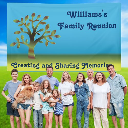 Family Tree Reunion Banner