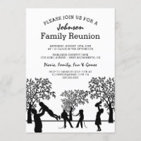 Family Tree Reunion Party Invitation