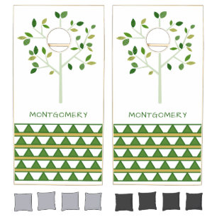Family Tree Reunion Personalized Cornhole Set