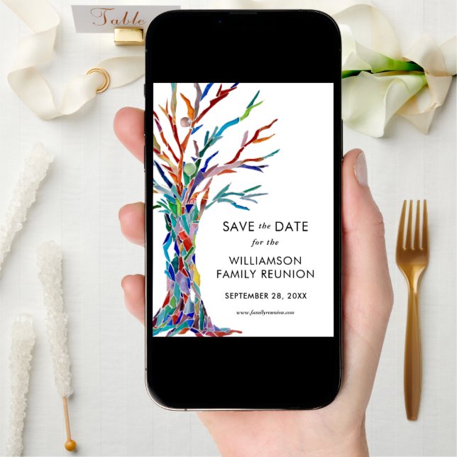 Family Tree Reunion Save The Date (Front Digital)