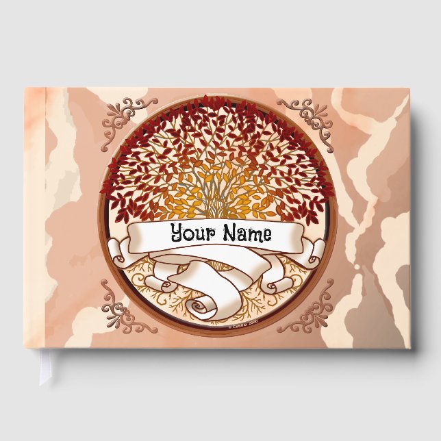 Family Tree Surname foil book (Front)