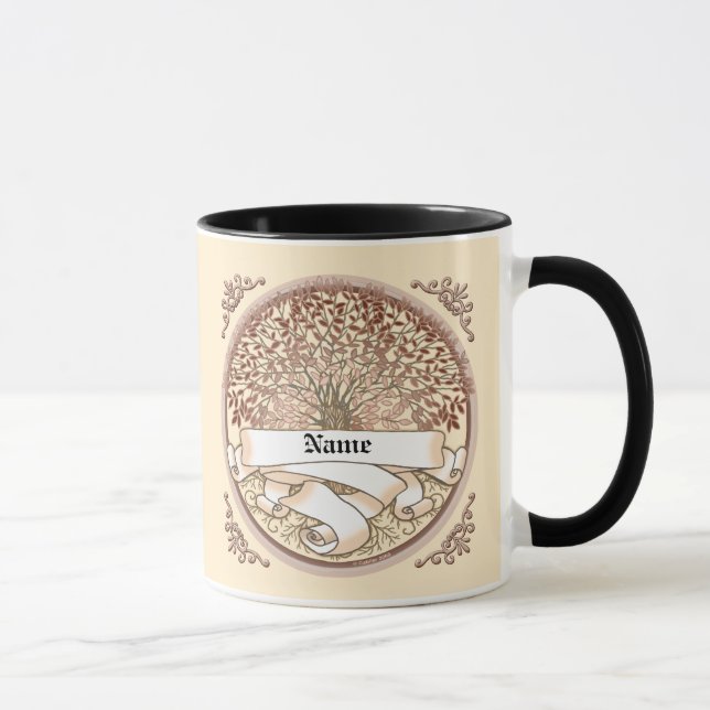 Family Tree Surname Mug (Right)