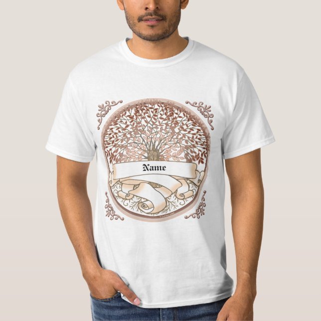 Family Tree Surname T-Shirt (Front)