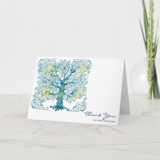 Family Tree Thank You Card (Front)