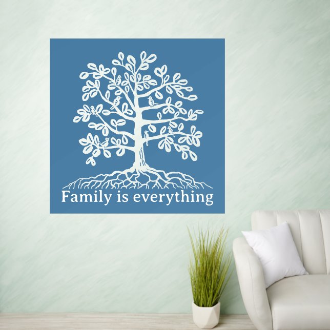 Family tree wall decal  (Living Room)