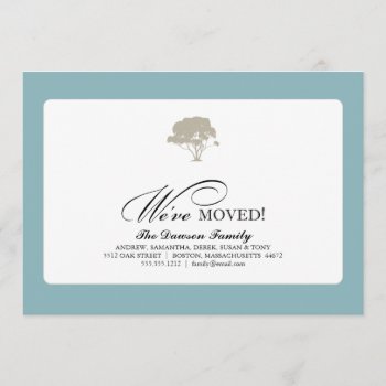 Family Tree {we've Moved} Announcement by simplysostylish at Zazzle