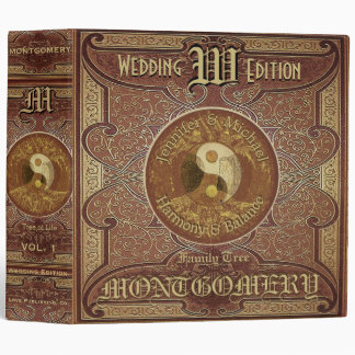 Family Tree | Yin Yang Harmony & Balance 3 Ring Binder