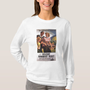 Family Trio on Holiday Runabout Savings T-Shirt
