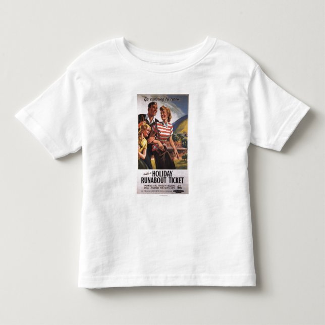 Family Trio on Holiday Runabout Savings Toddler T-shirt (Front)