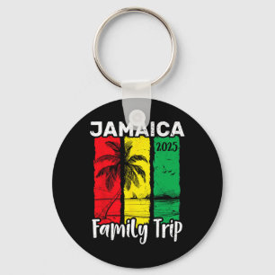 Family Trip Jamaica 2025 Tropical Island Family Va Keychain