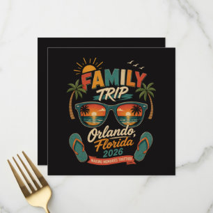 Family Trip Orlando Florida 2026 Menu