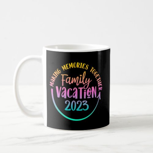 Family Trip Summer Vacation Beach 2023 Coffee Mug