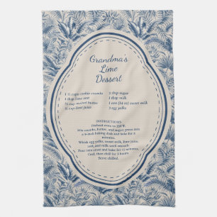 Family Tropical Lime Dessert Recipe Kitchen Towel