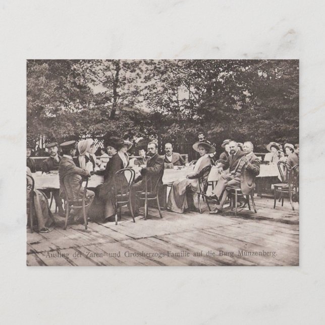 Family tsar of Russia & royals Hesse Postcard (Front)