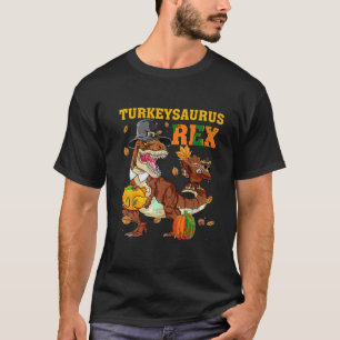 Family Turkey Saurus Rex Funny Dinosaur T Rex Than T-Shirt