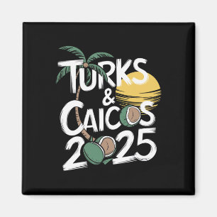 Family Turks Caicos 2025 Trip Friends Group Vacati Magnet